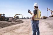 How do construction companies use GPS tracking?